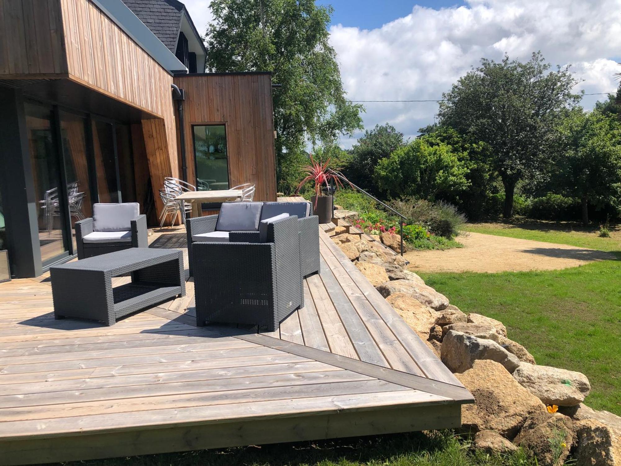 Villa Tidinghi, Plage De Rospico A Pied Névez Eksteriør billede